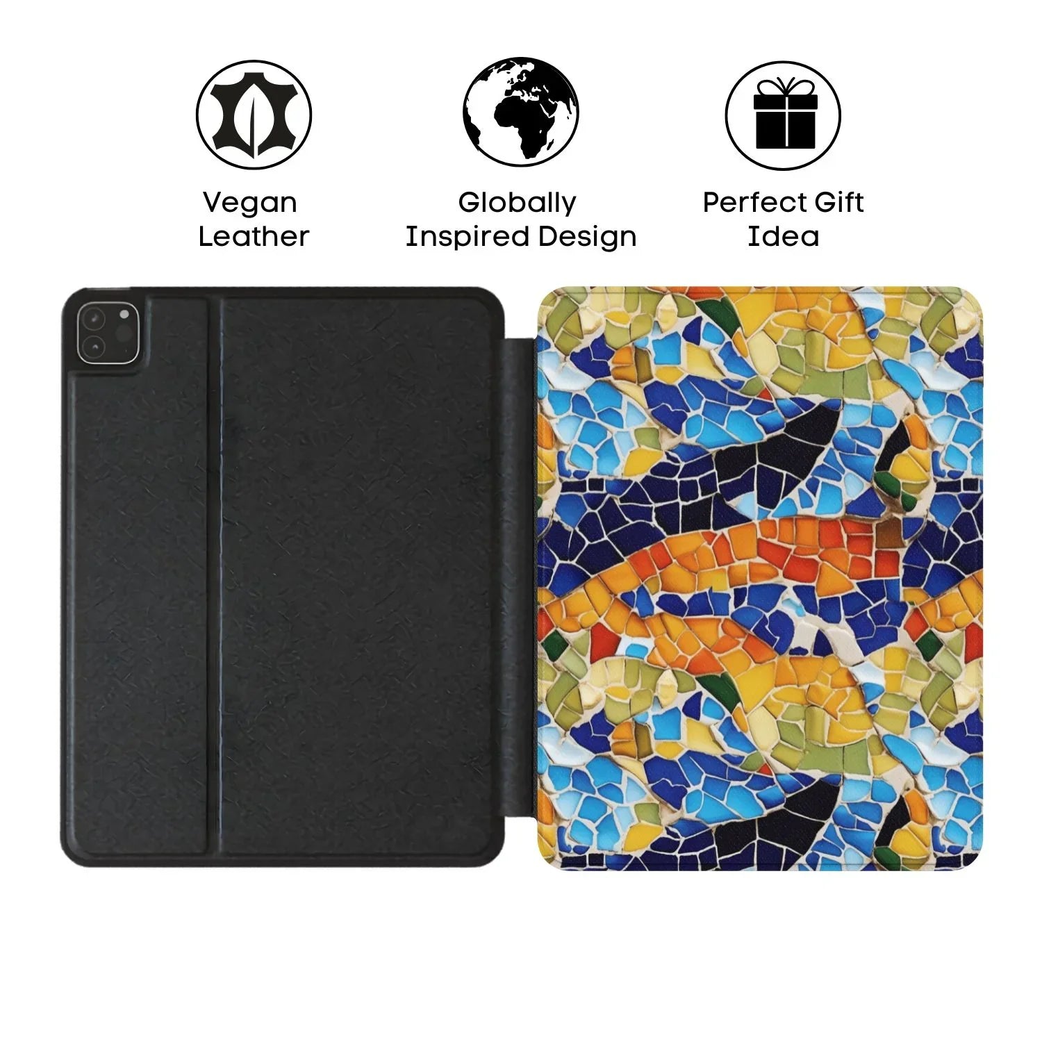 Barcelona Colors Mosaic iPad Case - The Global Wanderer
