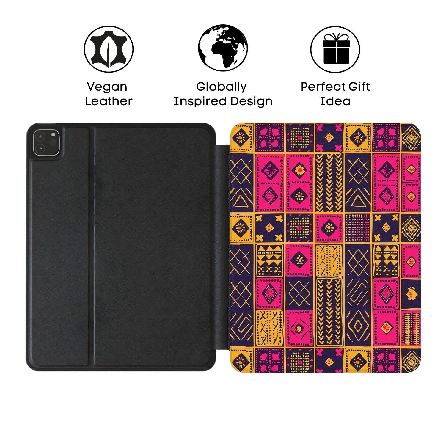 Cape Coast Bloom Kente Cloth iPad Case - The Global Wanderer