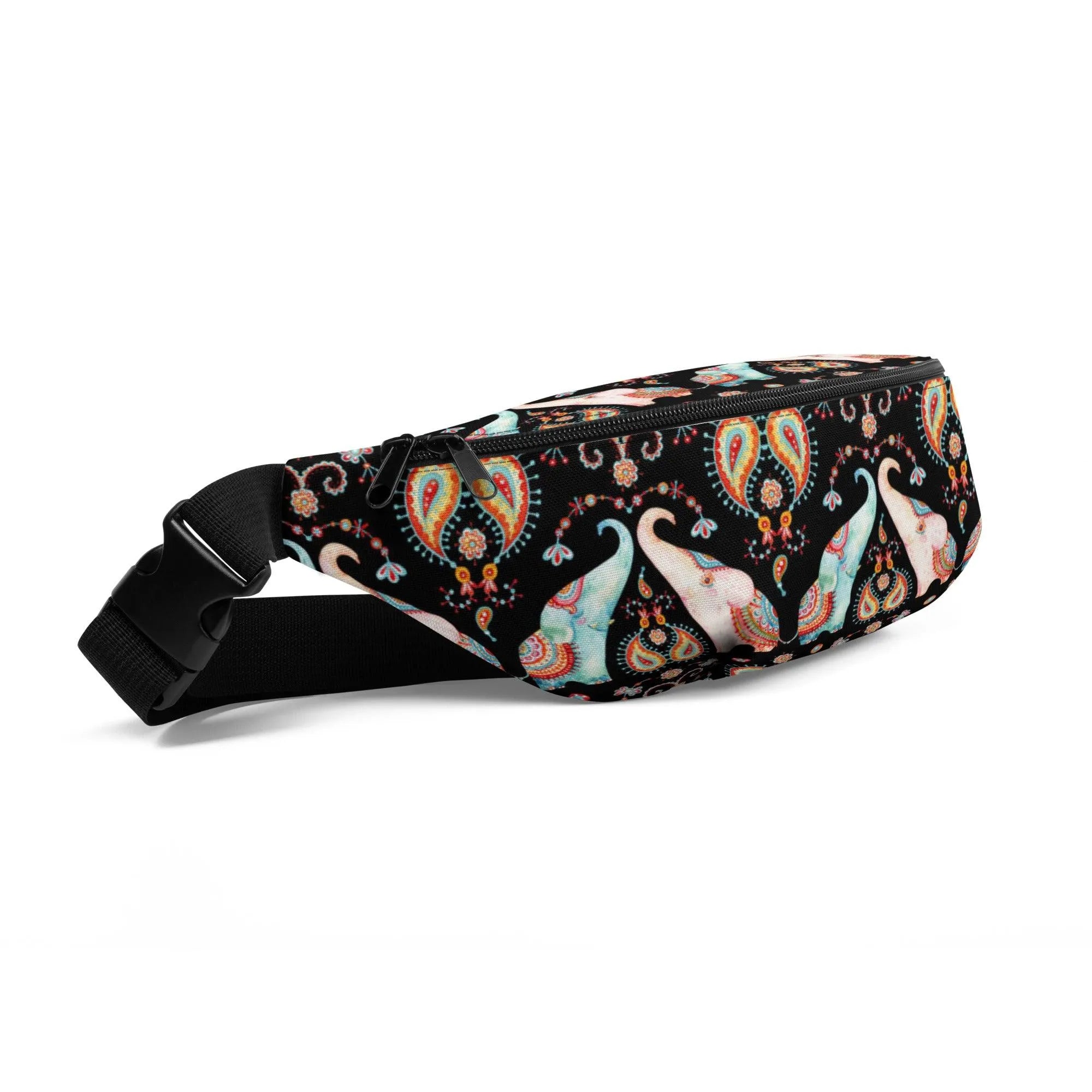 Indian Elephants Fanny Pack - The Global Wanderer