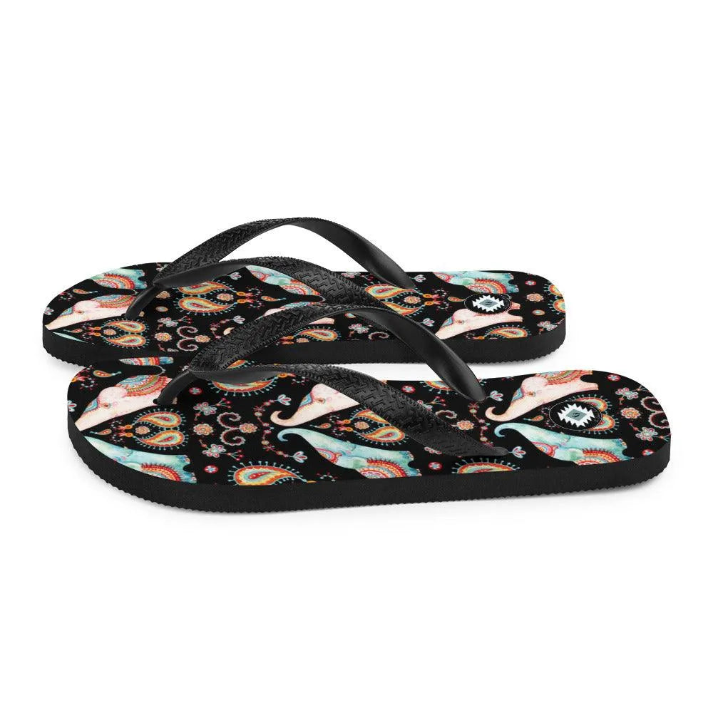 Indian Elephants Flip Flops - The Global Wanderer