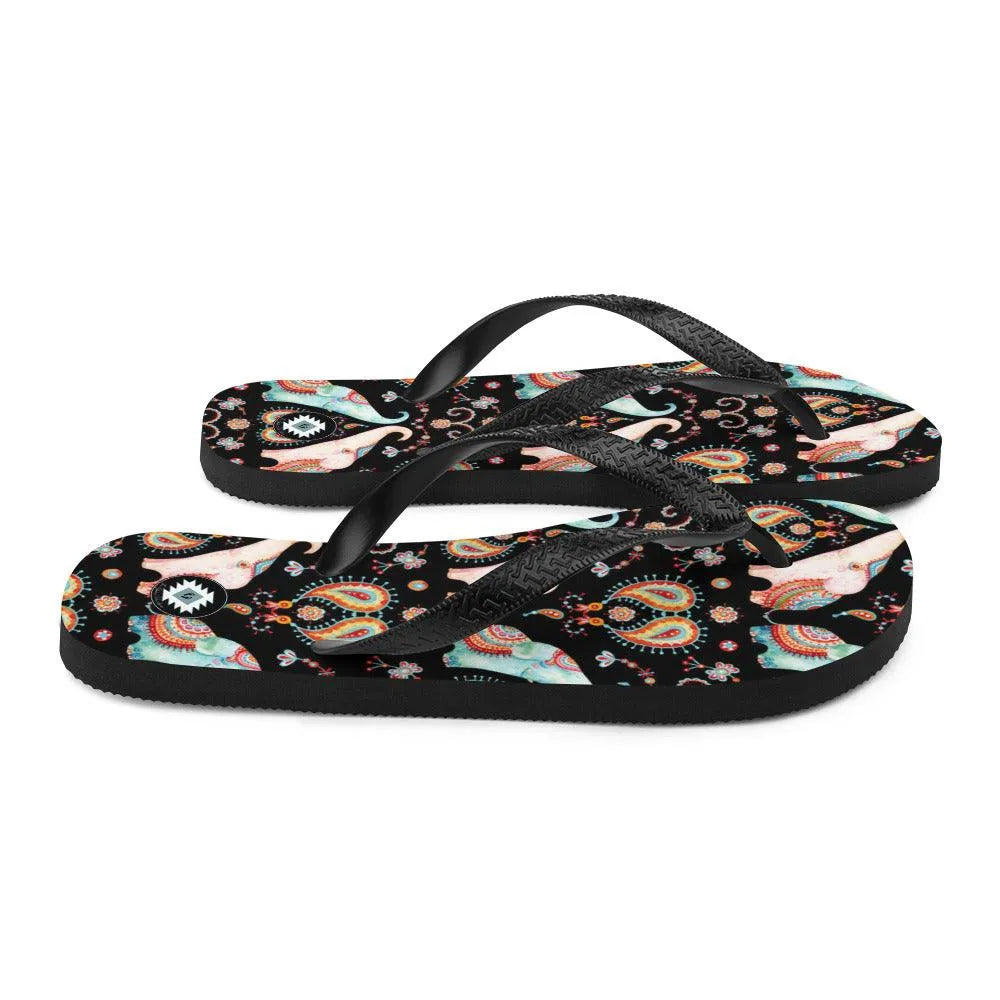 Indian Elephants Flip Flops - The Global Wanderer