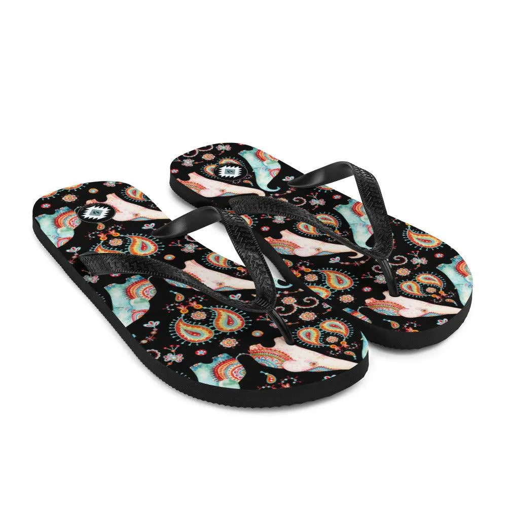 Indian Elephants Flip Flops - The Global Wanderer