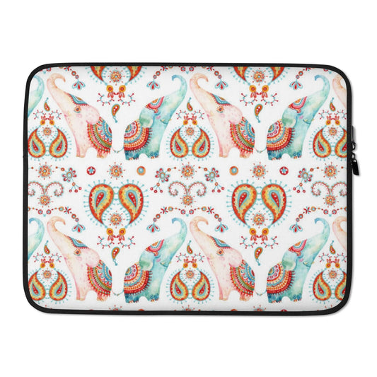 Indian Elephants Laptop Case - The Global Wanderer