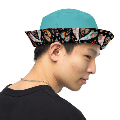 Indian Elephants Reversible Bucket Hat - The Global Wanderer