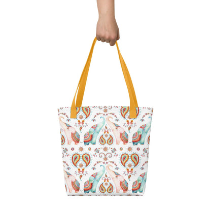 Indian Elephants Tote Bag - The Global Wanderer