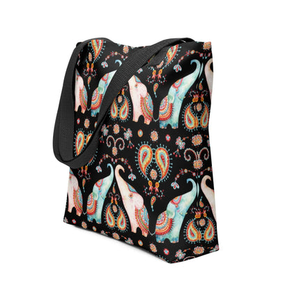 Indian Elephants Tote Bag - The Global Wanderer