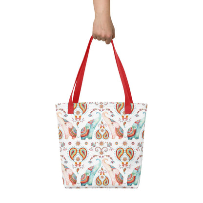 Indian Elephants Tote Bag - The Global Wanderer