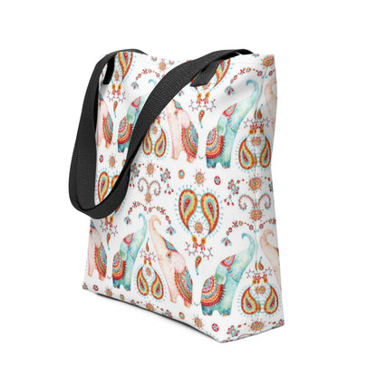 Indian Elephants Tote Bag - The Global Wanderer