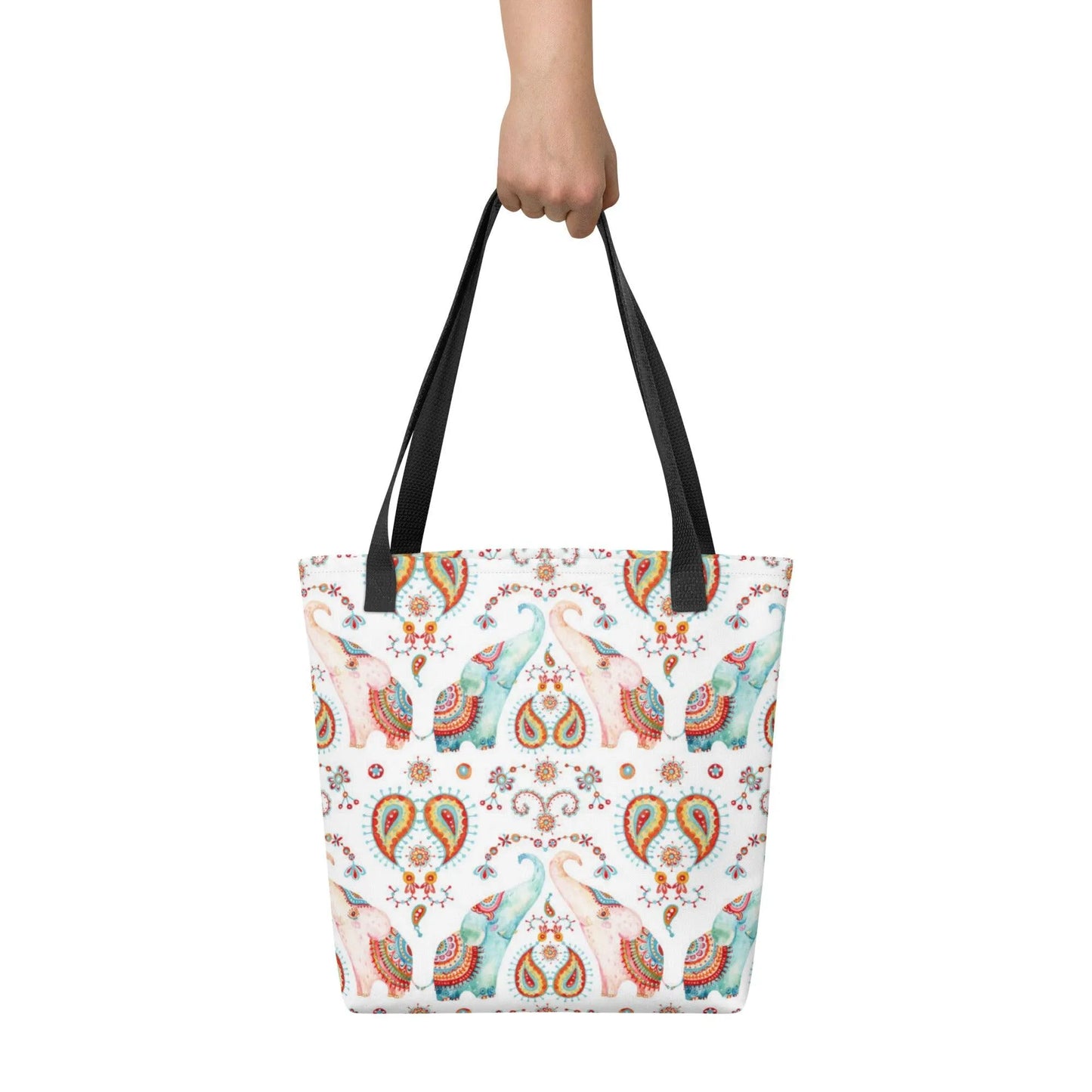 Indian Elephants Tote Bag - The Global Wanderer