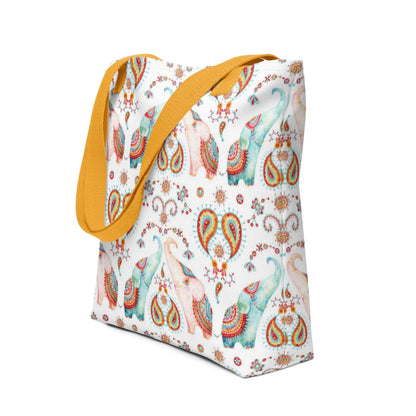 Indian Elephants Tote Bag - The Global Wanderer