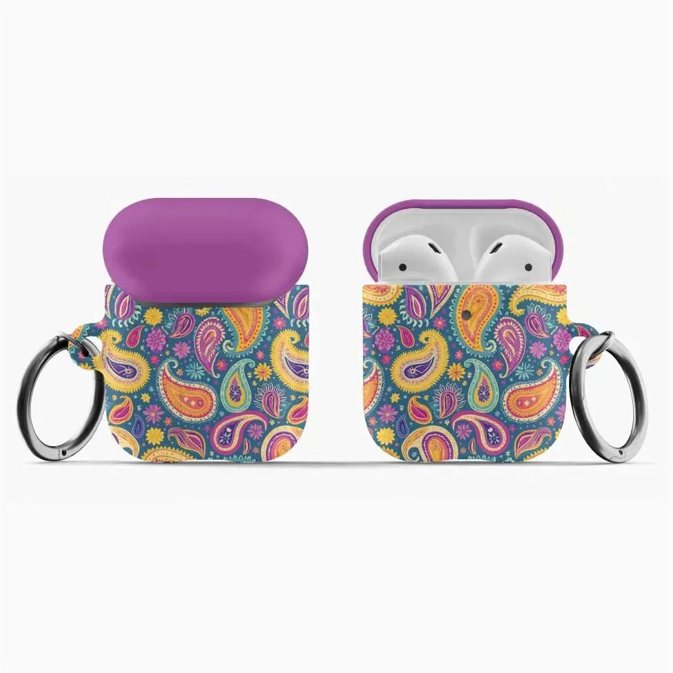 Indian Whimsical Paisley AirPod Pro Case - The Global Wanderer