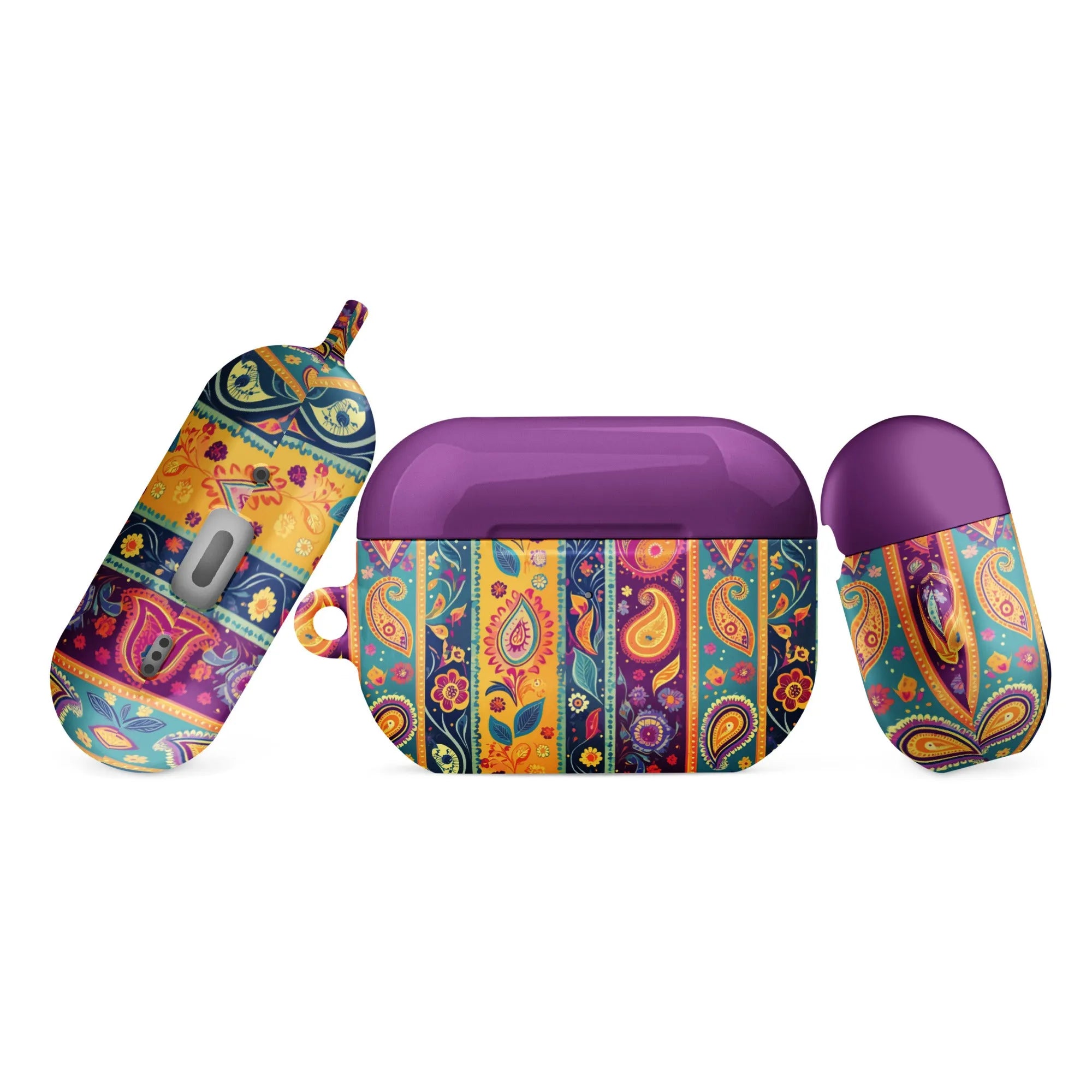 Indian Whimsical Paisley AirPod Pro 2 Case - The Global Wanderer