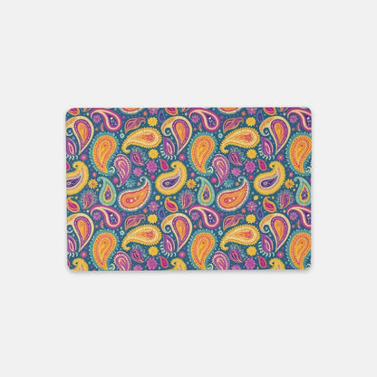 Indian Whimsical Paisley Desk Mat - The Global Wanderer