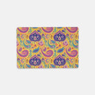 Indian Whimsical Paisley Desk Mat - The Global Wanderer
