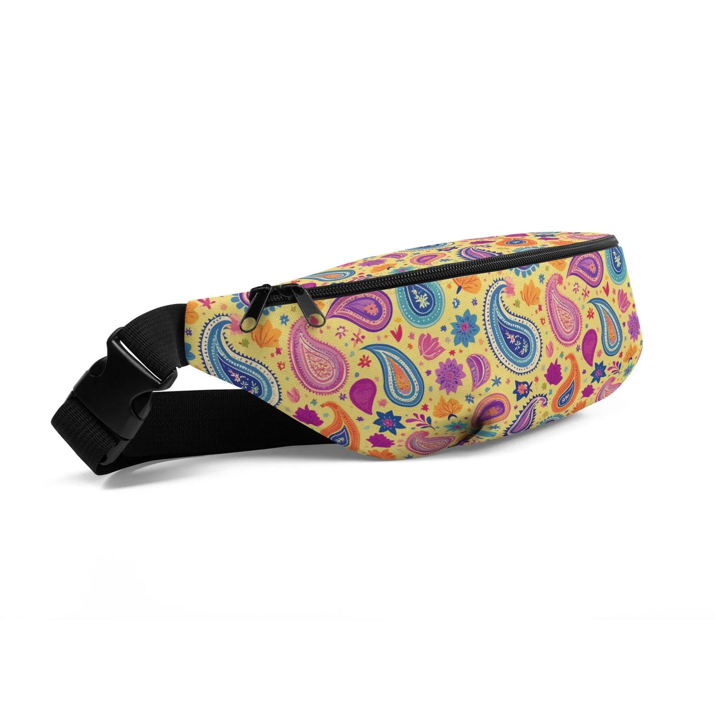 Indian Whimsical Paisley Fanny Pack - The Global Wanderer