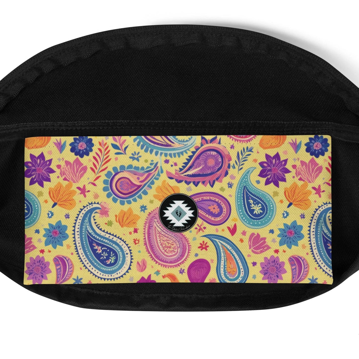 Indian Whimsical Paisley Fanny Pack - The Global Wanderer