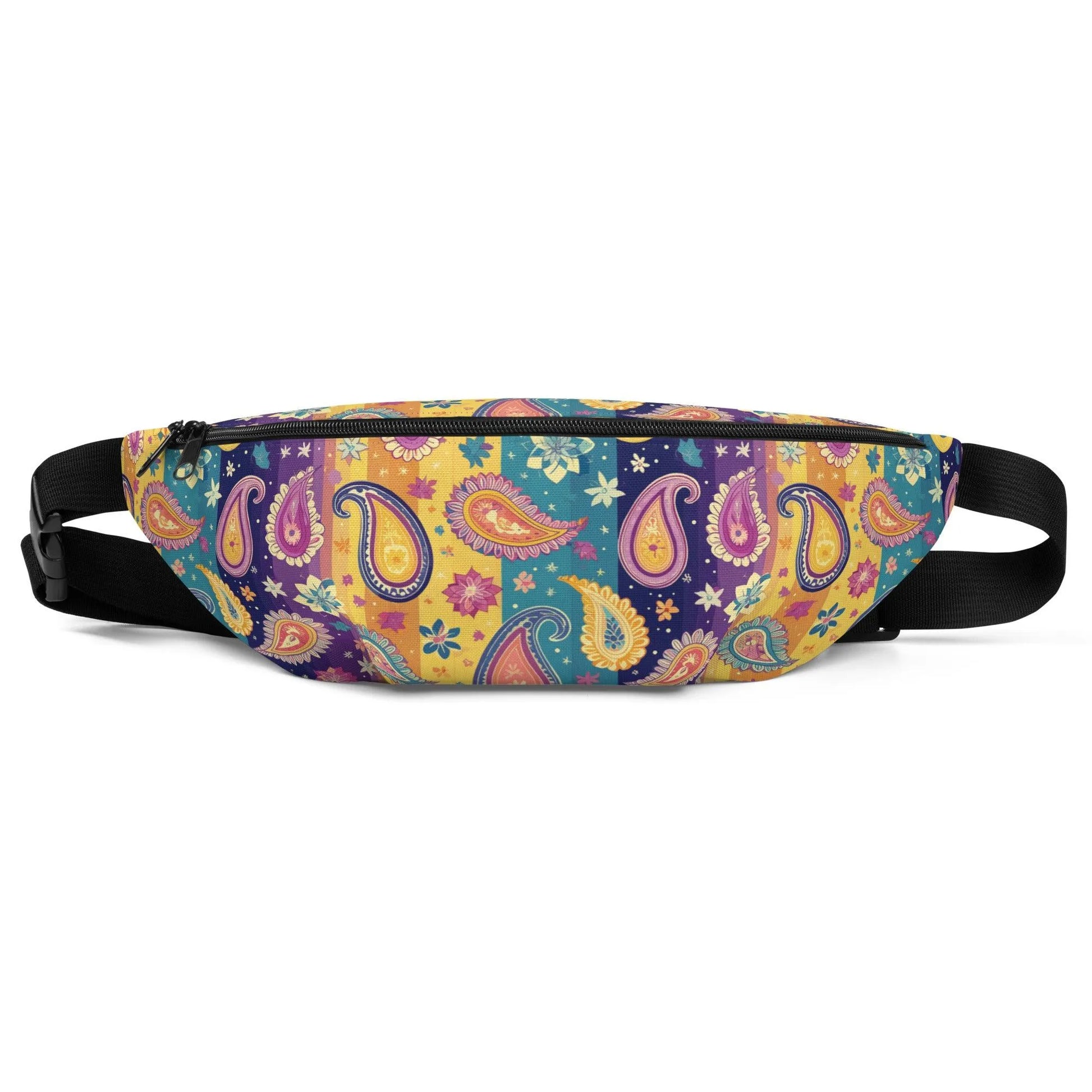 Indian Whimsical Paisley Fanny Pack - The Global Wanderer