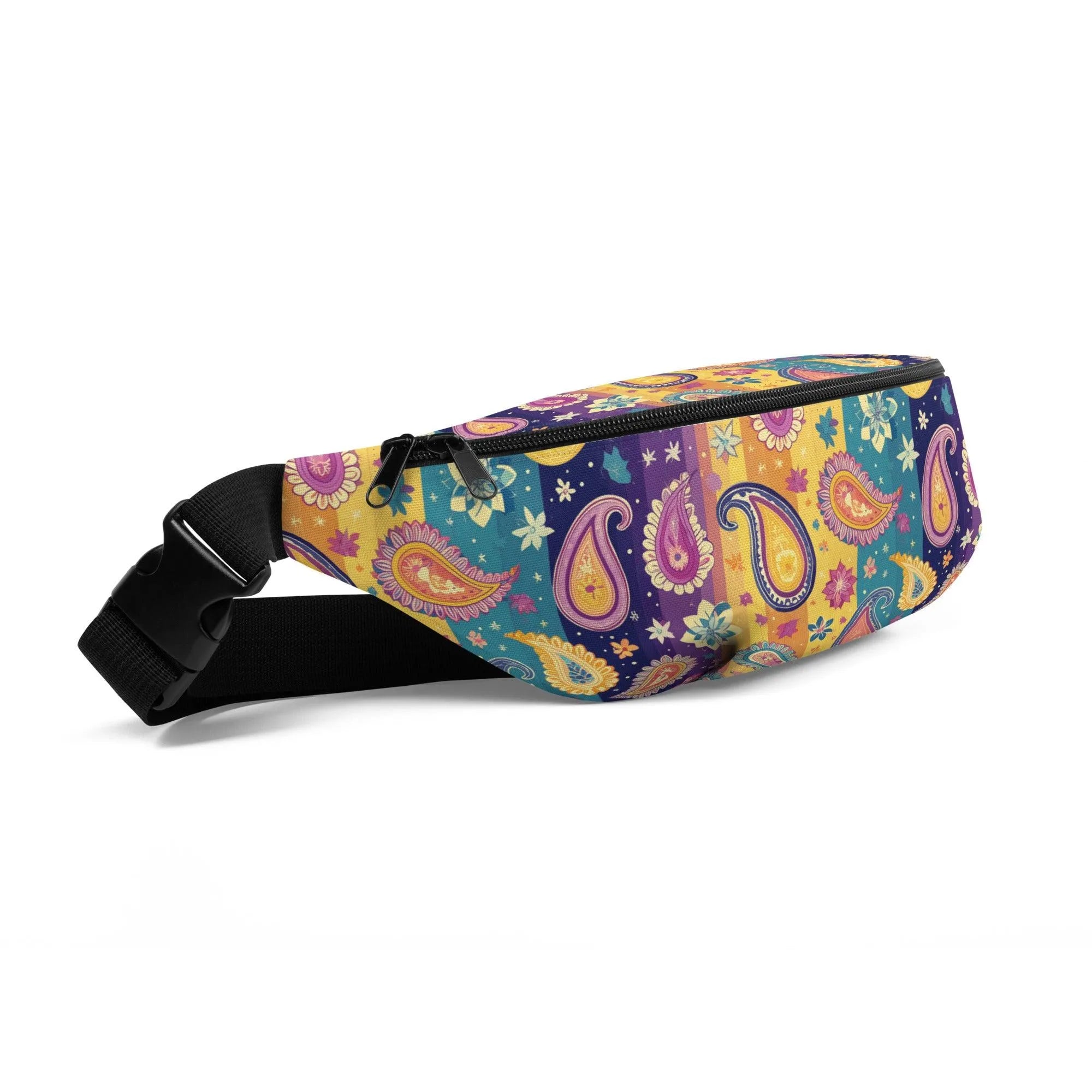 Indian Whimsical Paisley Fanny Pack - The Global Wanderer