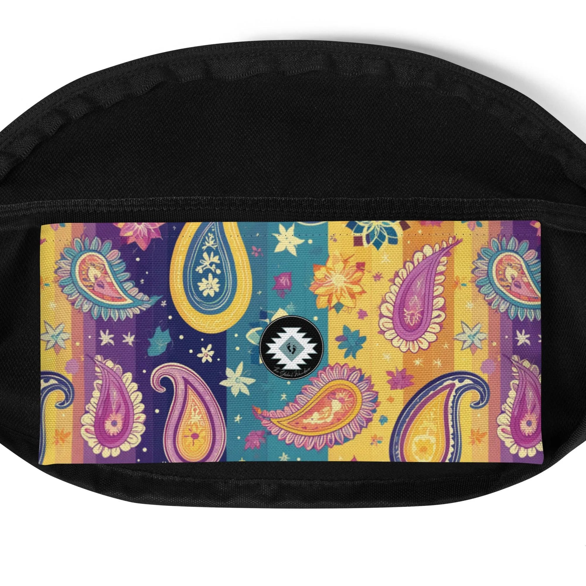 Indian Whimsical Paisley Fanny Pack - The Global Wanderer