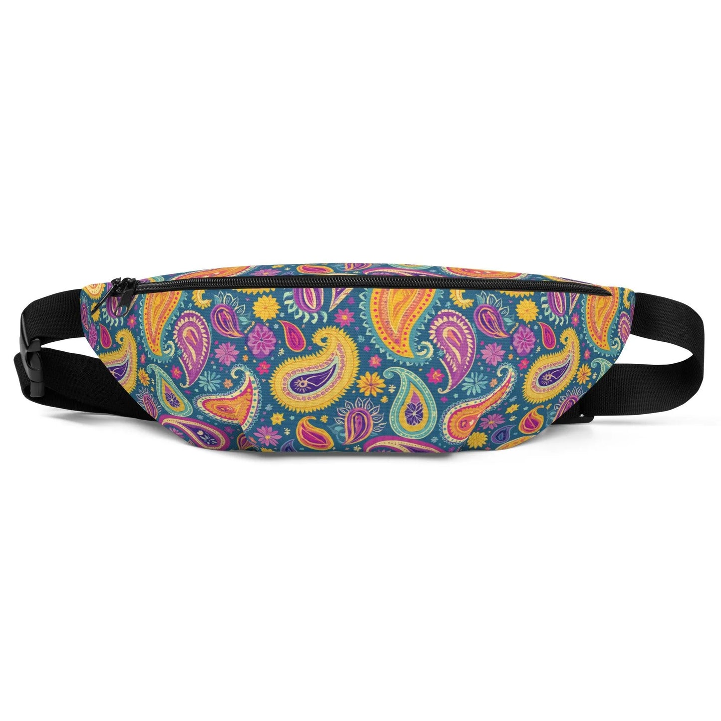 Indian Whimsical Paisley Fanny Pack - The Global Wanderer