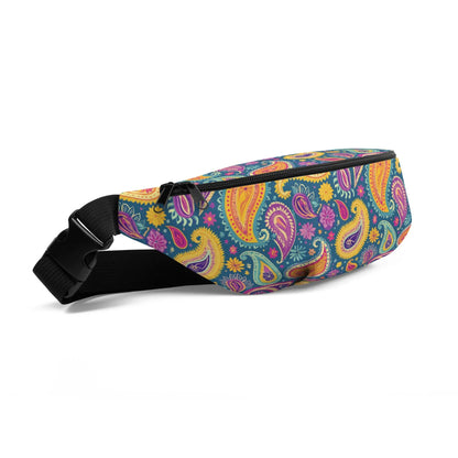 Indian Whimsical Paisley Fanny Pack - The Global Wanderer