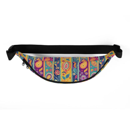 Indian Whimsical Paisley Fanny Pack - The Global Wanderer