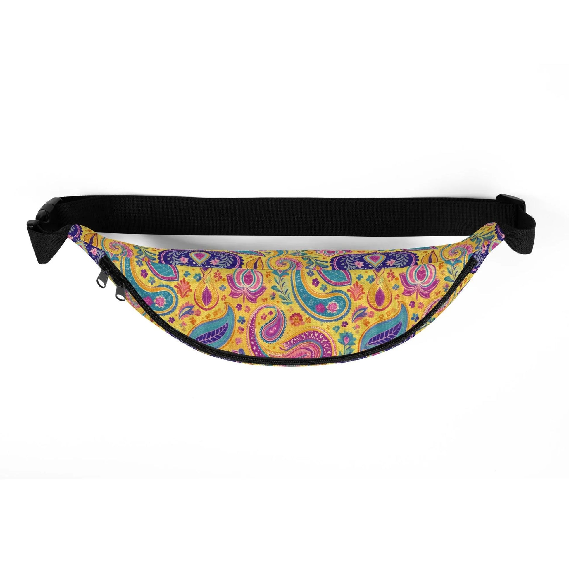 Indian Whimsical Paisley Fanny Pack - The Global Wanderer