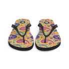 Indian Whimsical Paisley Flip Flops - The Global Wanderer