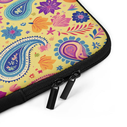 Indian Whimsical Paisley Laptop Case - The Global Wanderer