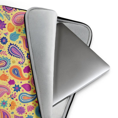 Indian Whimsical Paisley Laptop Case - The Global Wanderer