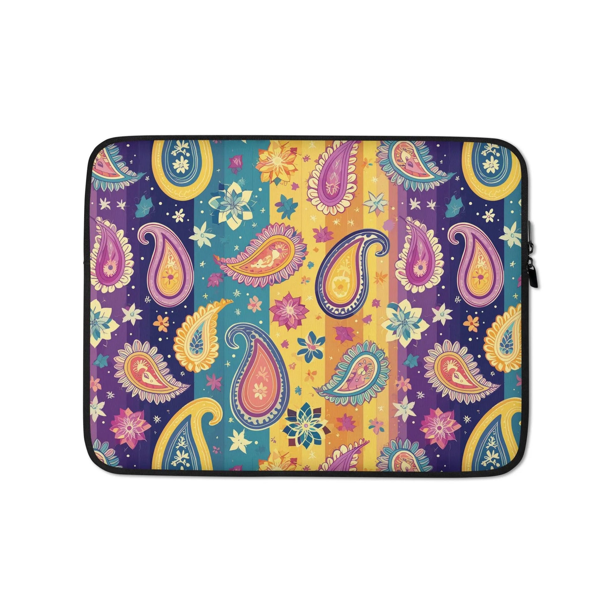 Indian Whimsical Paisley Laptop Case - The Global Wanderer