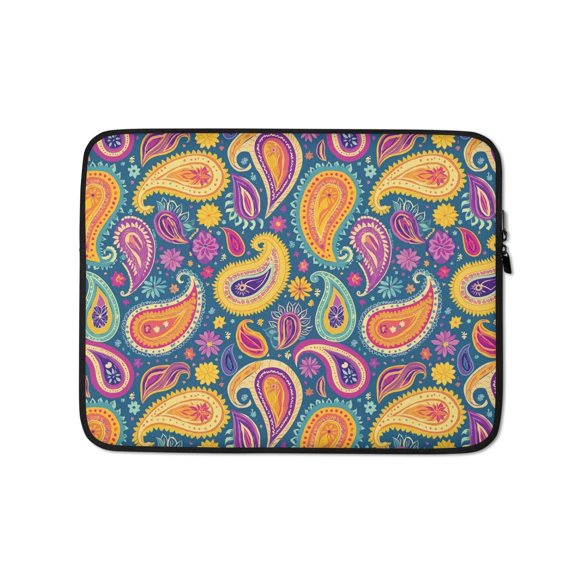 Indian Whimsical Paisley Laptop Case - The Global Wanderer