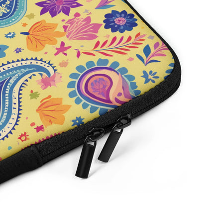 Indian Whimsical Paisley Laptop Case - The Global Wanderer