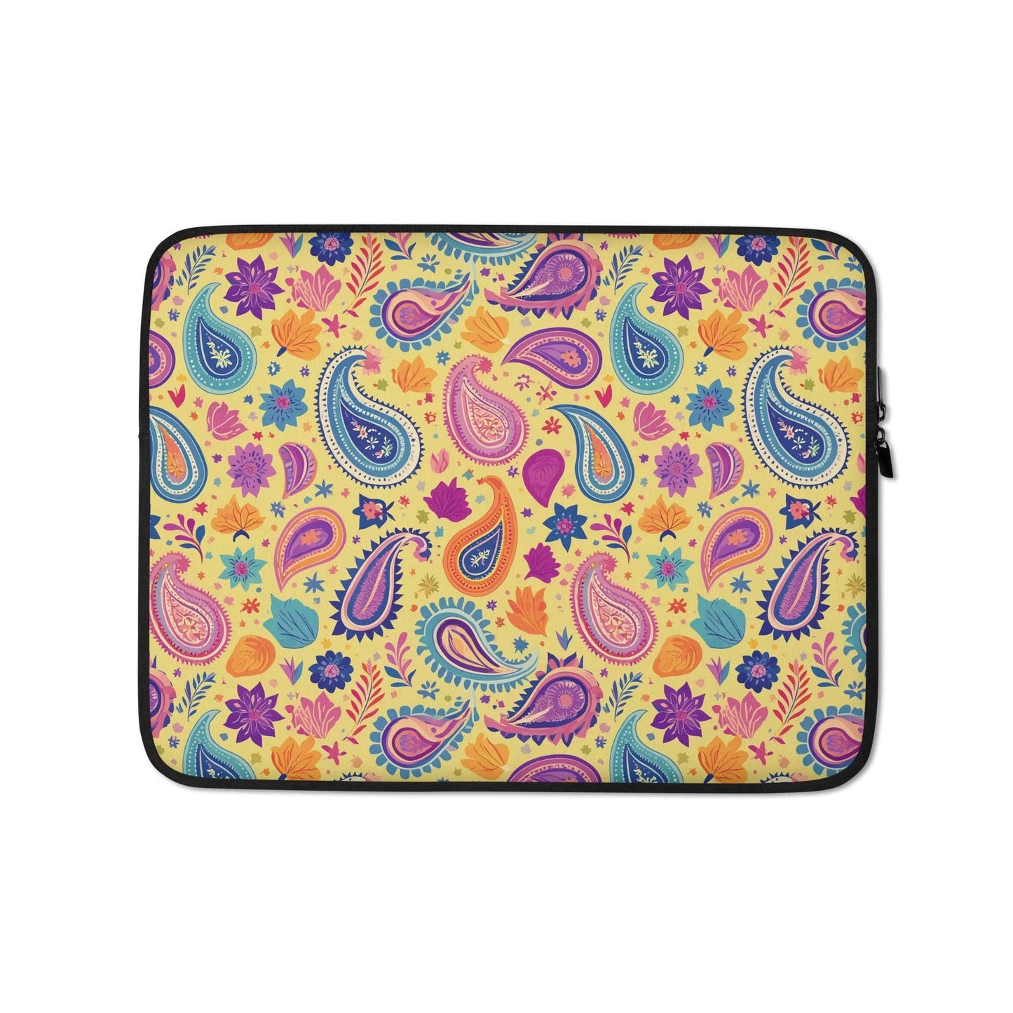 Indian Whimsical Paisley Laptop Case - The Global Wanderer