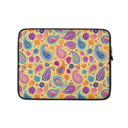 Indian Whimsical Paisley Laptop Case - The Global Wanderer