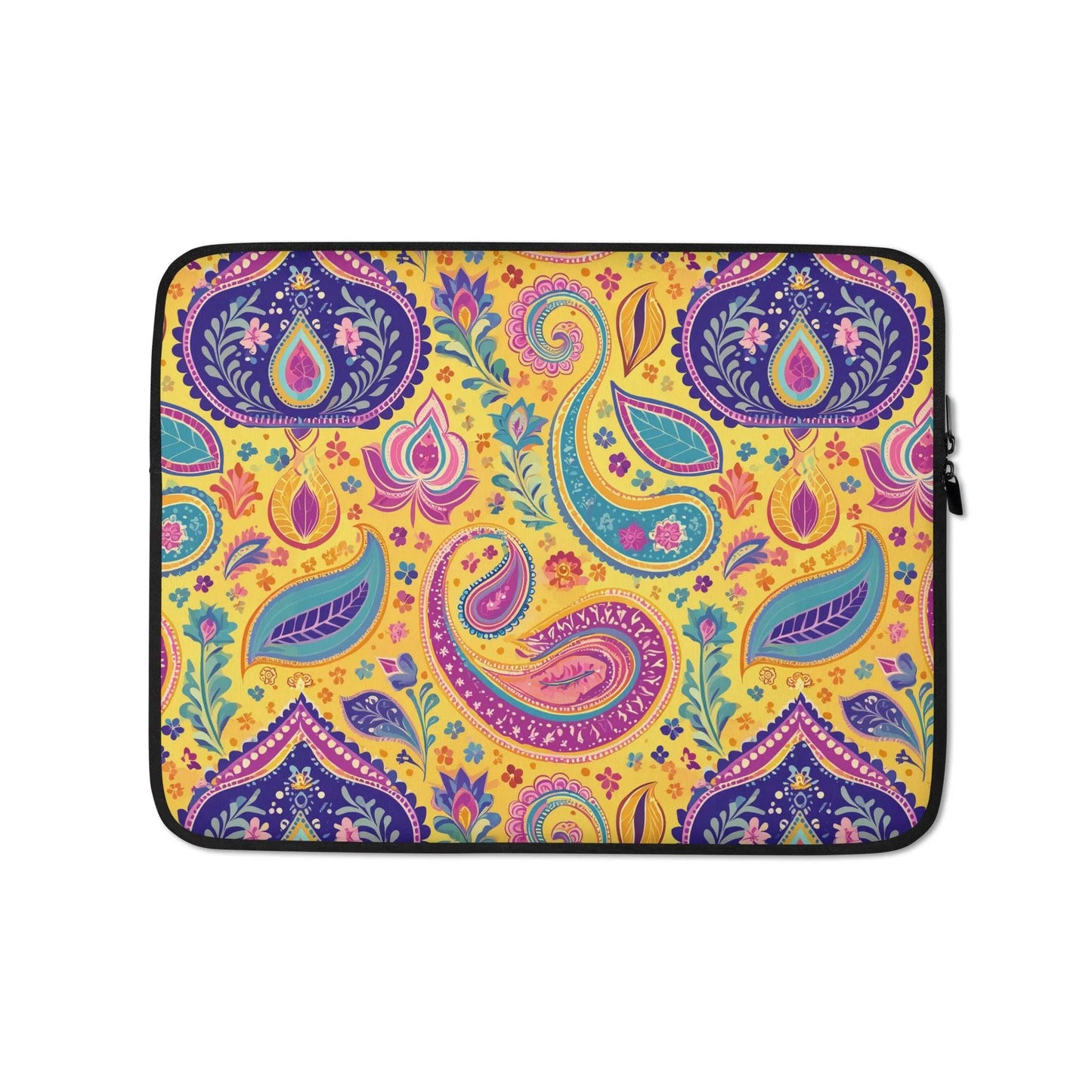 Indian Whimsical Paisley Laptop Case - The Global Wanderer