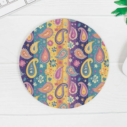 Indian Whimsical Paisley Mouse Pad - The Global Wanderer