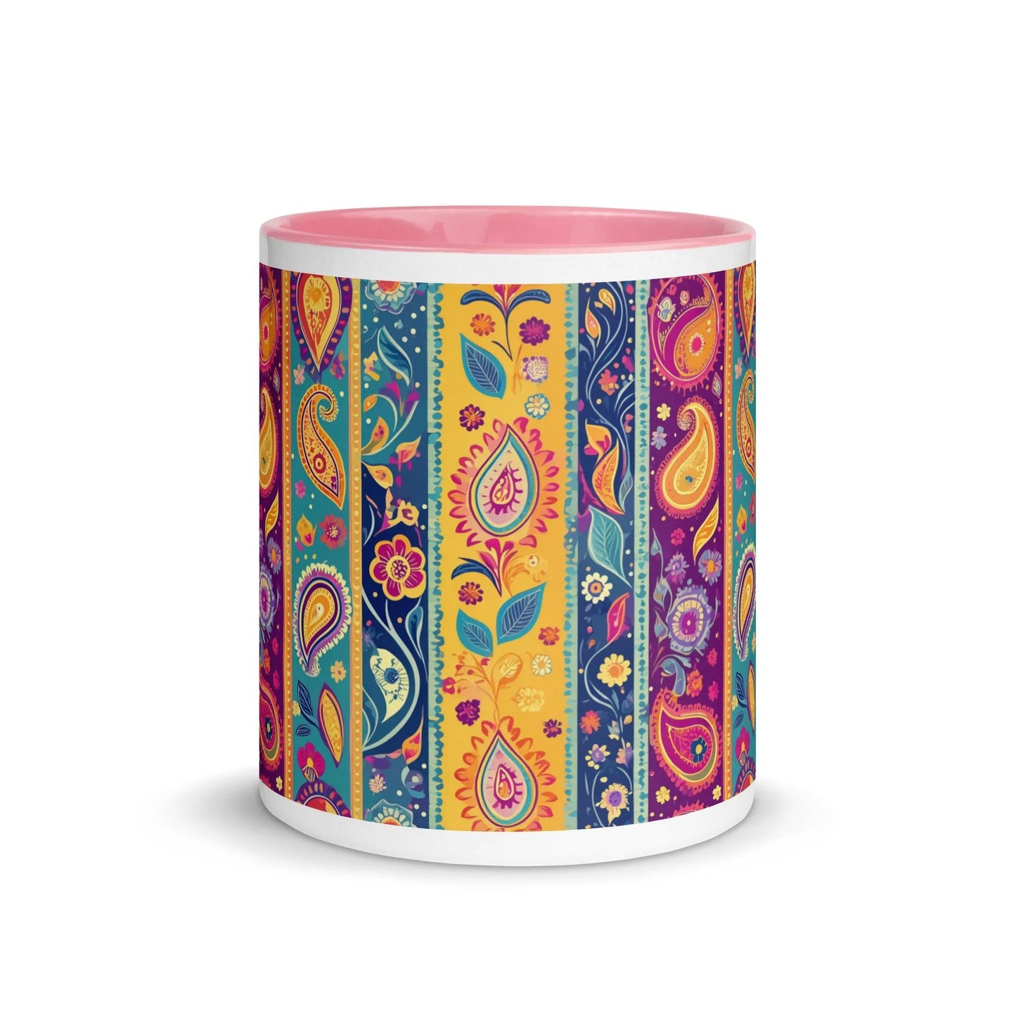 Indian Whimsical Paisley Mug - The Global Wanderer