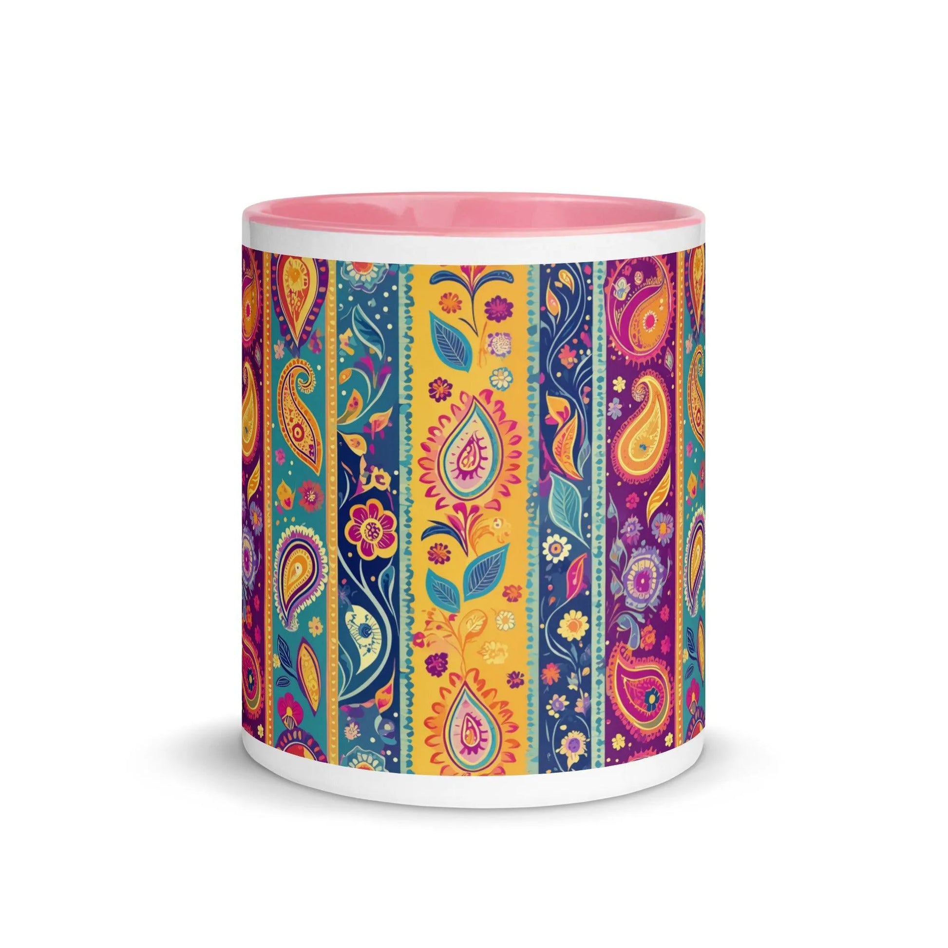 Indian Whimsical Paisley Mug - The Global Wanderer