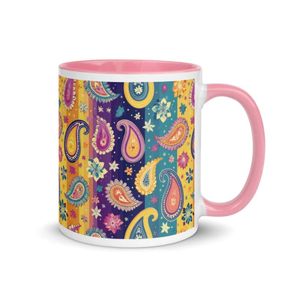 Indian Whimsical Paisley Mug - The Global Wanderer