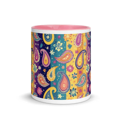 Indian Whimsical Paisley Mug - The Global Wanderer