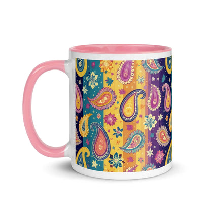 Indian Whimsical Paisley Mug - The Global Wanderer