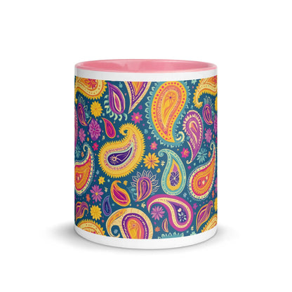 Indian Whimsical Paisley Mug - The Global Wanderer