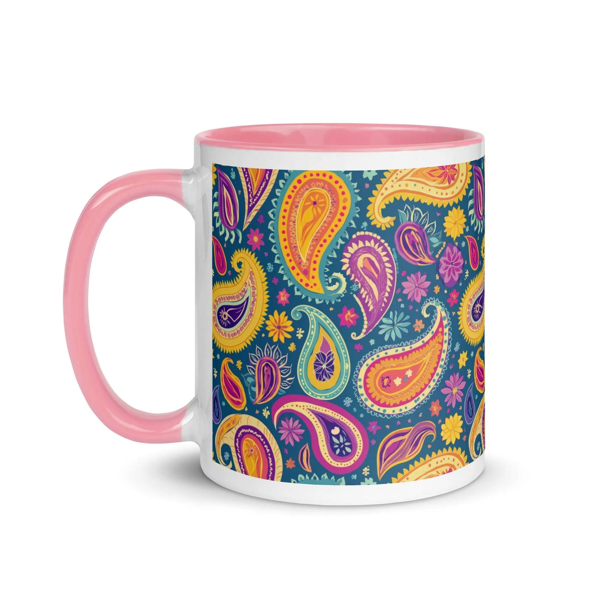 Indian Whimsical Paisley Mug - The Global Wanderer