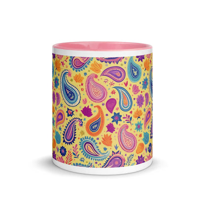 Indian Whimsical Paisley Mug - The Global Wanderer