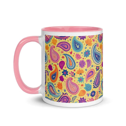 Indian Whimsical Paisley Mug - The Global Wanderer