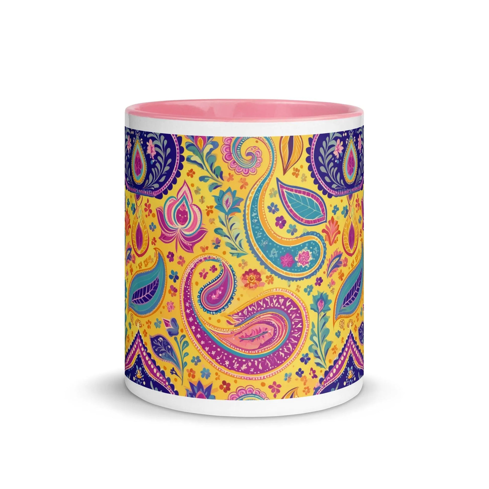 Indian Whimsical Paisley Mug - The Global Wanderer