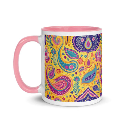 Indian Whimsical Paisley Mug - The Global Wanderer