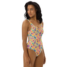 Indian Whimsical Paisley One-Piece Swimsuit - The Global Wanderer