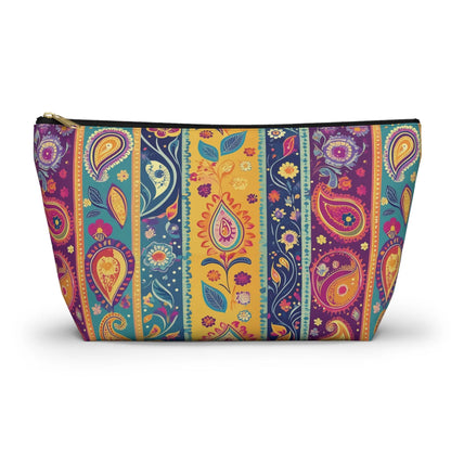 Indian Whimsical Paisley Pouch - The Global Wanderer